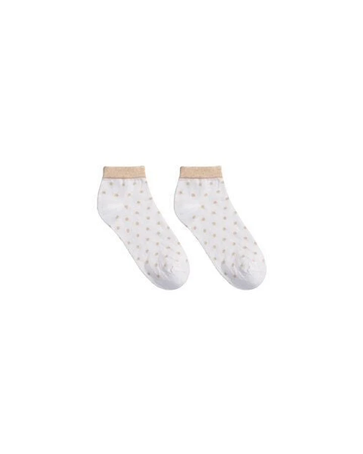 LANIUS Sneaker Socken Punkte aus Bio-Baumwolle