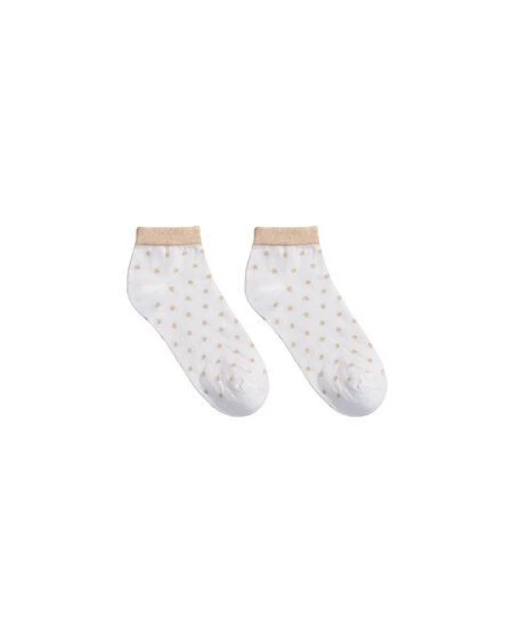 LANIUS Sneaker Socken Punkte aus Bio-Baumwolle