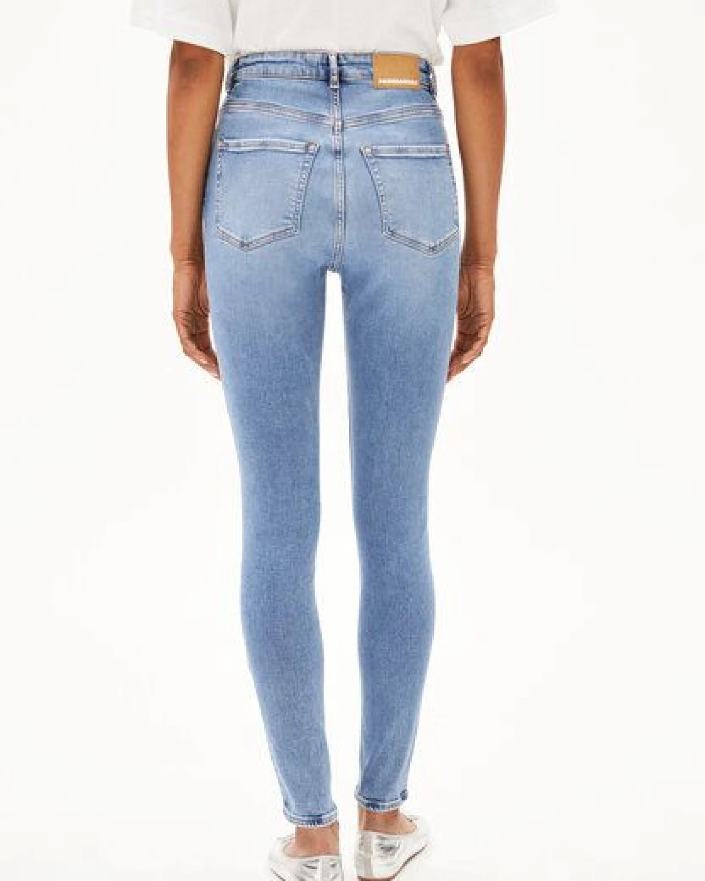 ARMEDANGELS INGAA Damen Skinny Jeans High Waist Bio-Baumwoll Mix X-Stretch – Ansicht 2
