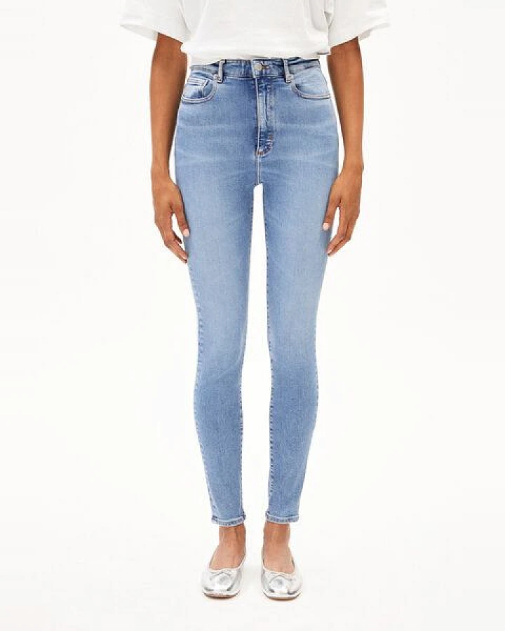 ARMEDANGELS INGAA Damen Skinny Jeans High Waist Bio-Baumwoll Mix X-Stretch