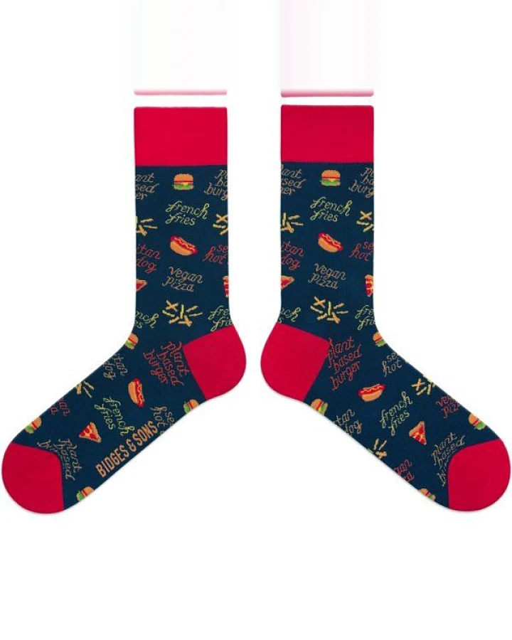 Bidges&Sons "Vegan Junk Food" Socken