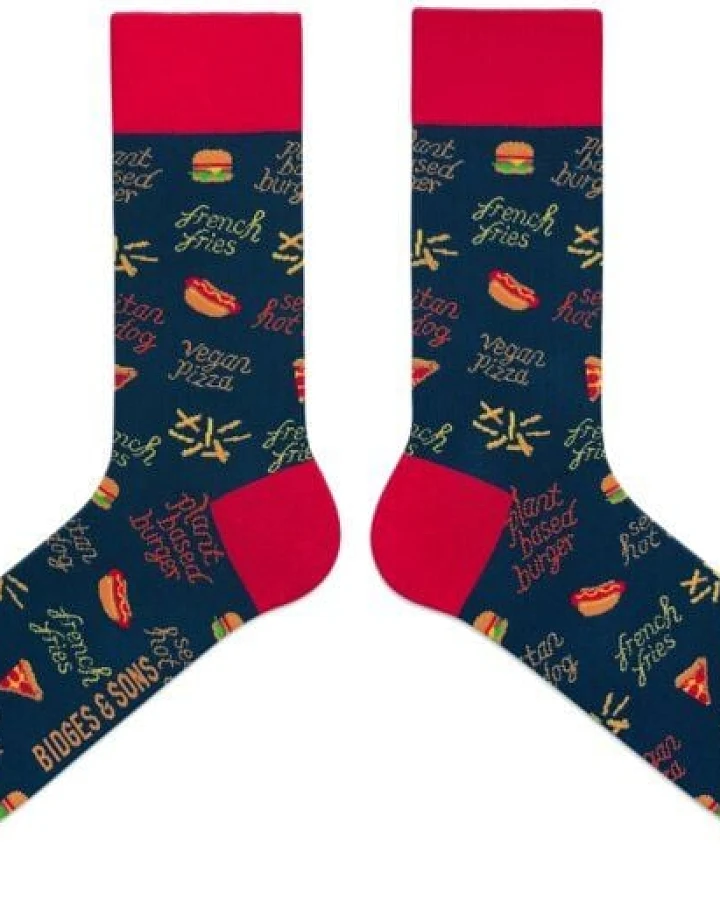 Bidges&Sons "Vegan Junk Food" Socken
