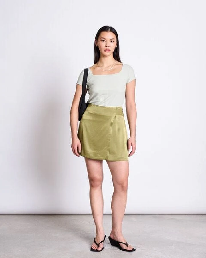 JAN N JUNE T-Shirt ARIMA gerippt aus Lyocell (Tencel®)