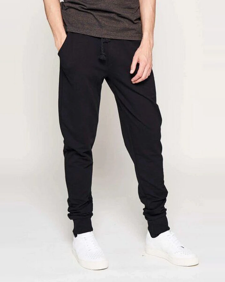 LUMEN organic Jogginghose SLIMFIT schwarz