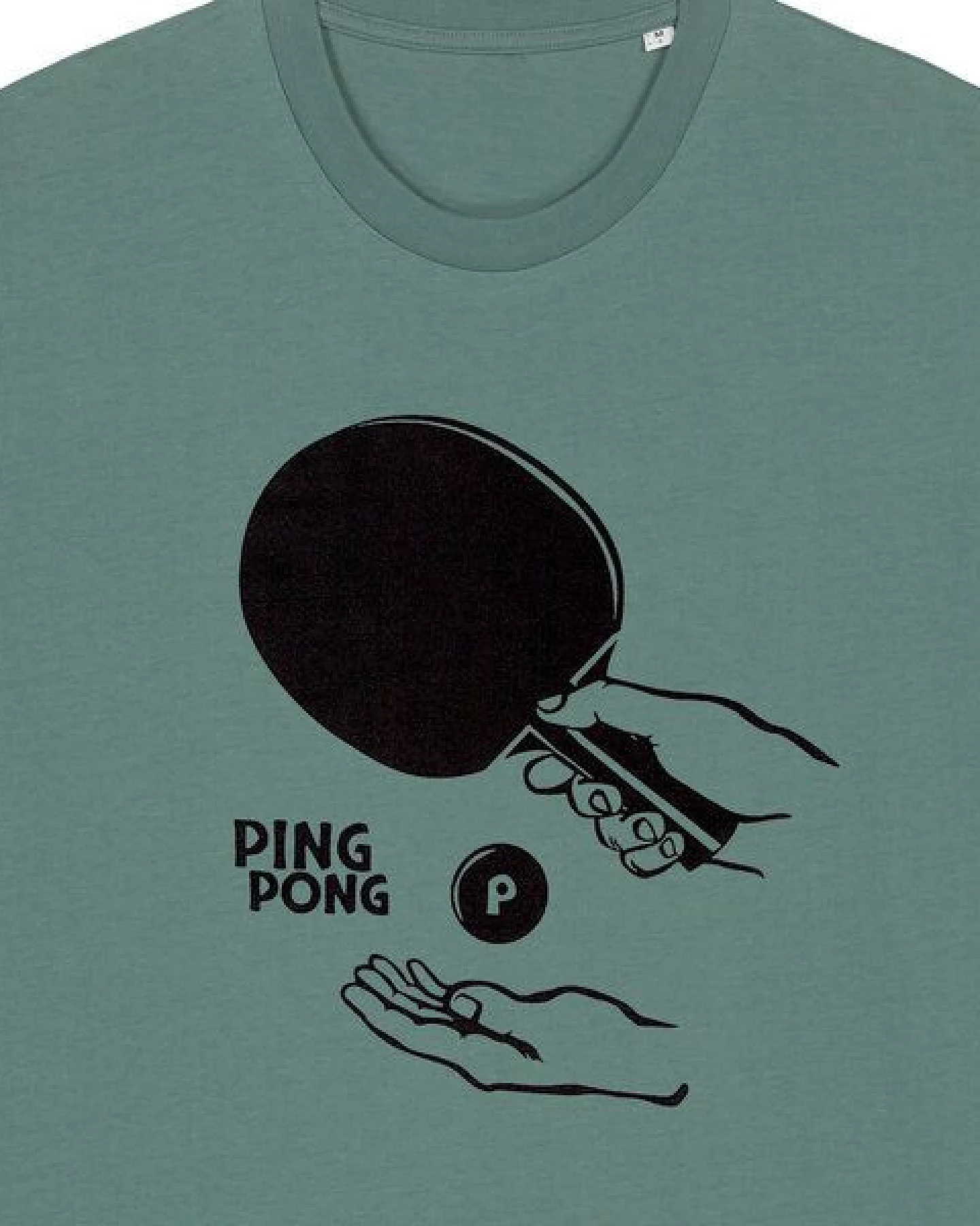 päfjes Ping Pong Tischtennis - Fair Wear Männer T-Shirt – Ansicht 2