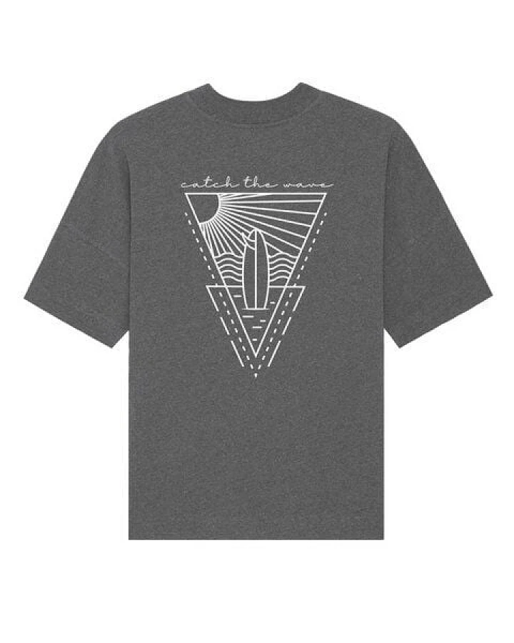 mate Surf, Sonne, Wellen und Strand - Oversize Unisex Premium Shirt