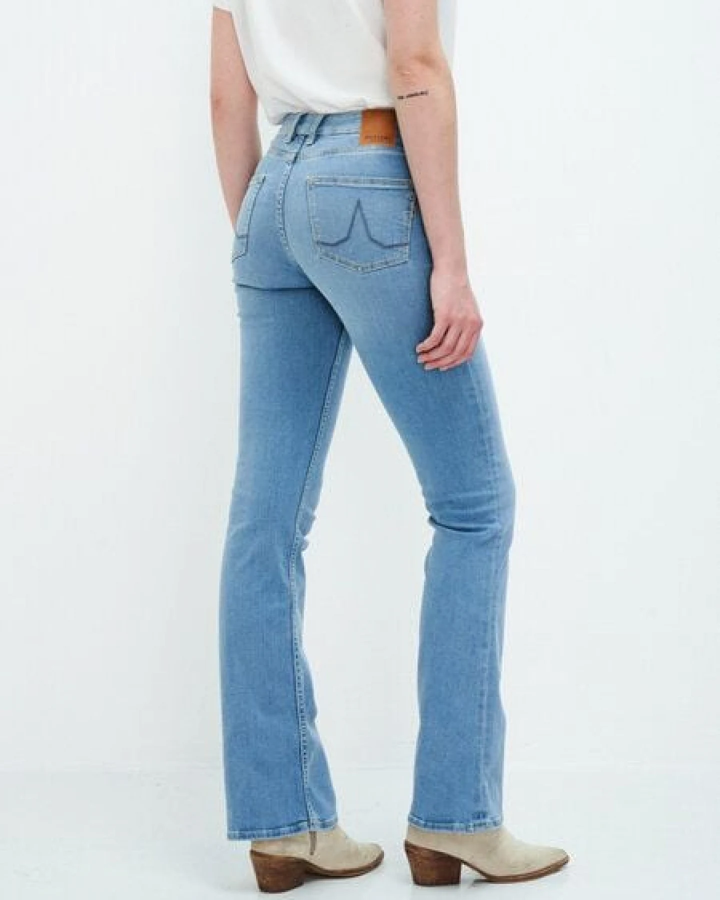 Kuyichi Damen Jeans Bootcut Amy Lucky Vintage Bio-Baumwolle – Ansicht 4