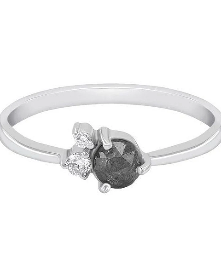 Eppi Zarter Ring mit Salt and Pepper Diamant Adnan