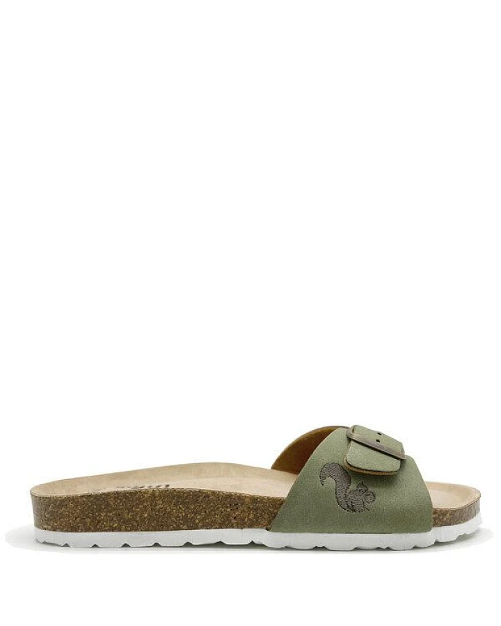 Vegane thies ® Eco Bio Strap Sandale aus rec. PET mit ergonomischem Fussbett