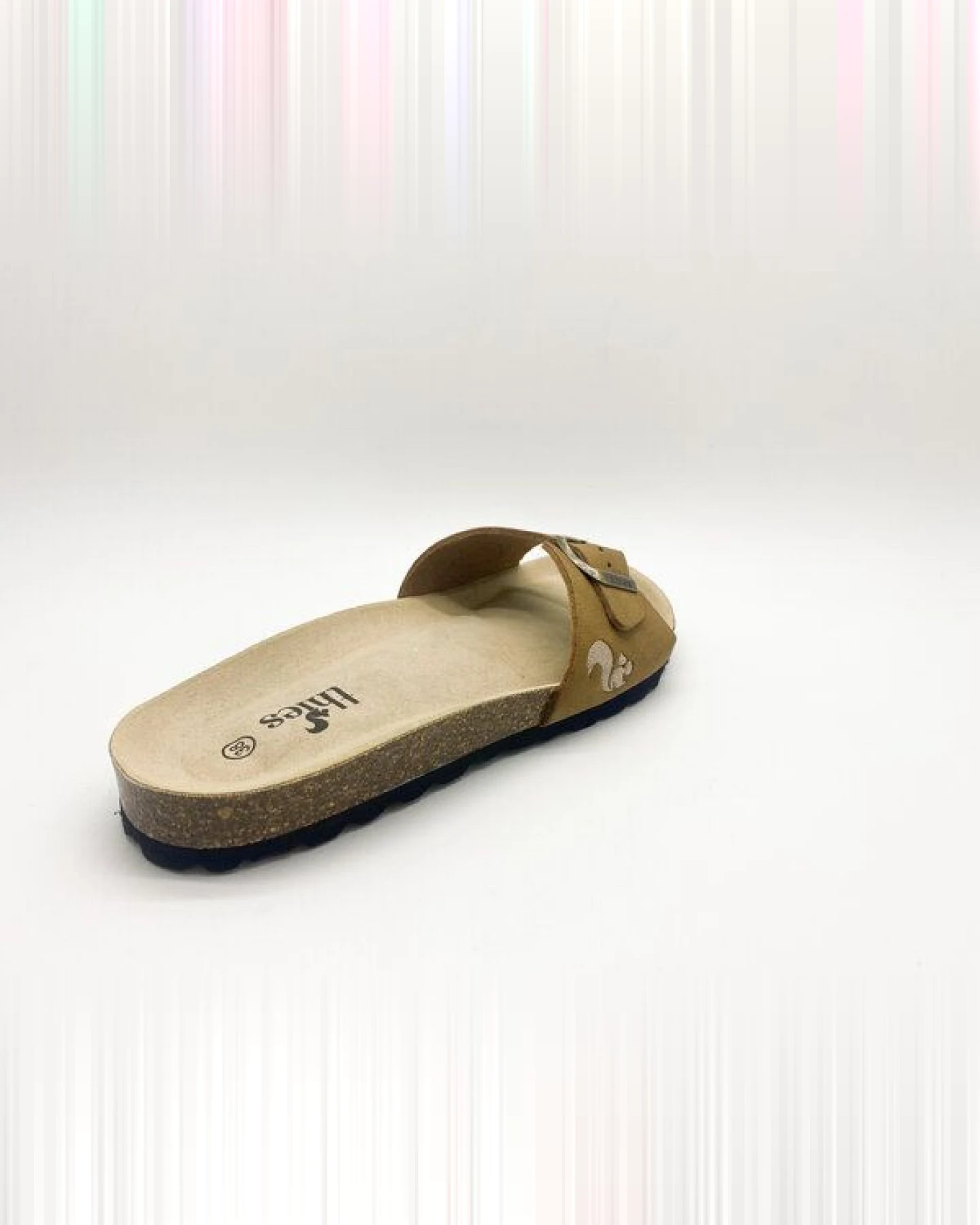 Vegane thies ® Eco Bio Strap Sandale aus rec. PET mit ergonomischem Fussbett – Ansicht 3