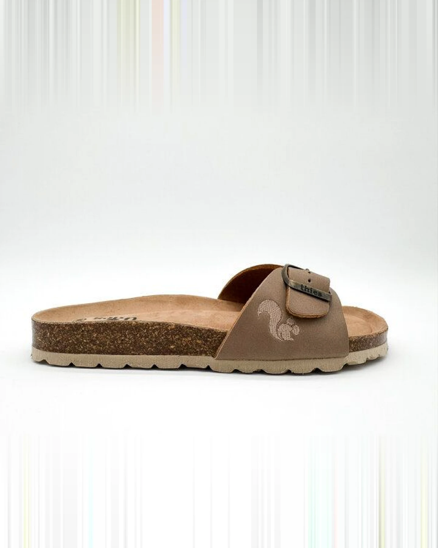 Vegane thies ® Eco Bio Strap Sandale aus rec. PET mit ergonomischem Fussbett – Ansicht 2
