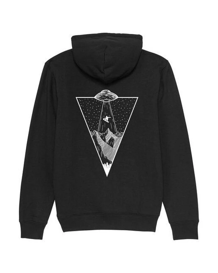 mate Snowboard Spaceship Unisex Premium Hoodie
