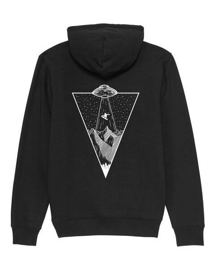 mate Snowboard Spaceship Unisex Premium Hoodie