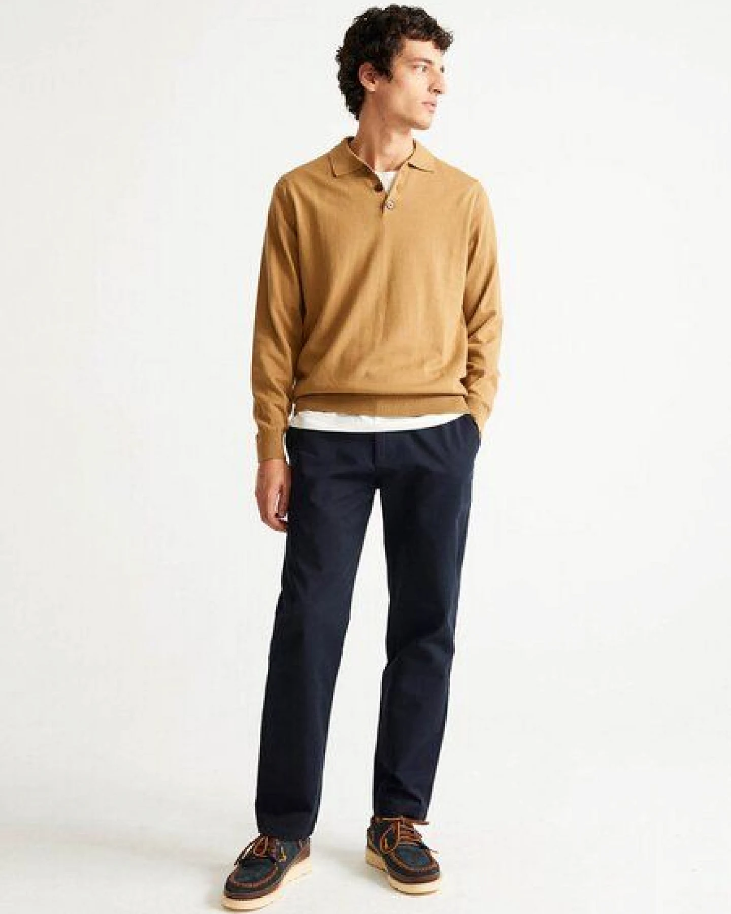 thinking mu Vincent Knitted Polo – Ansicht 2