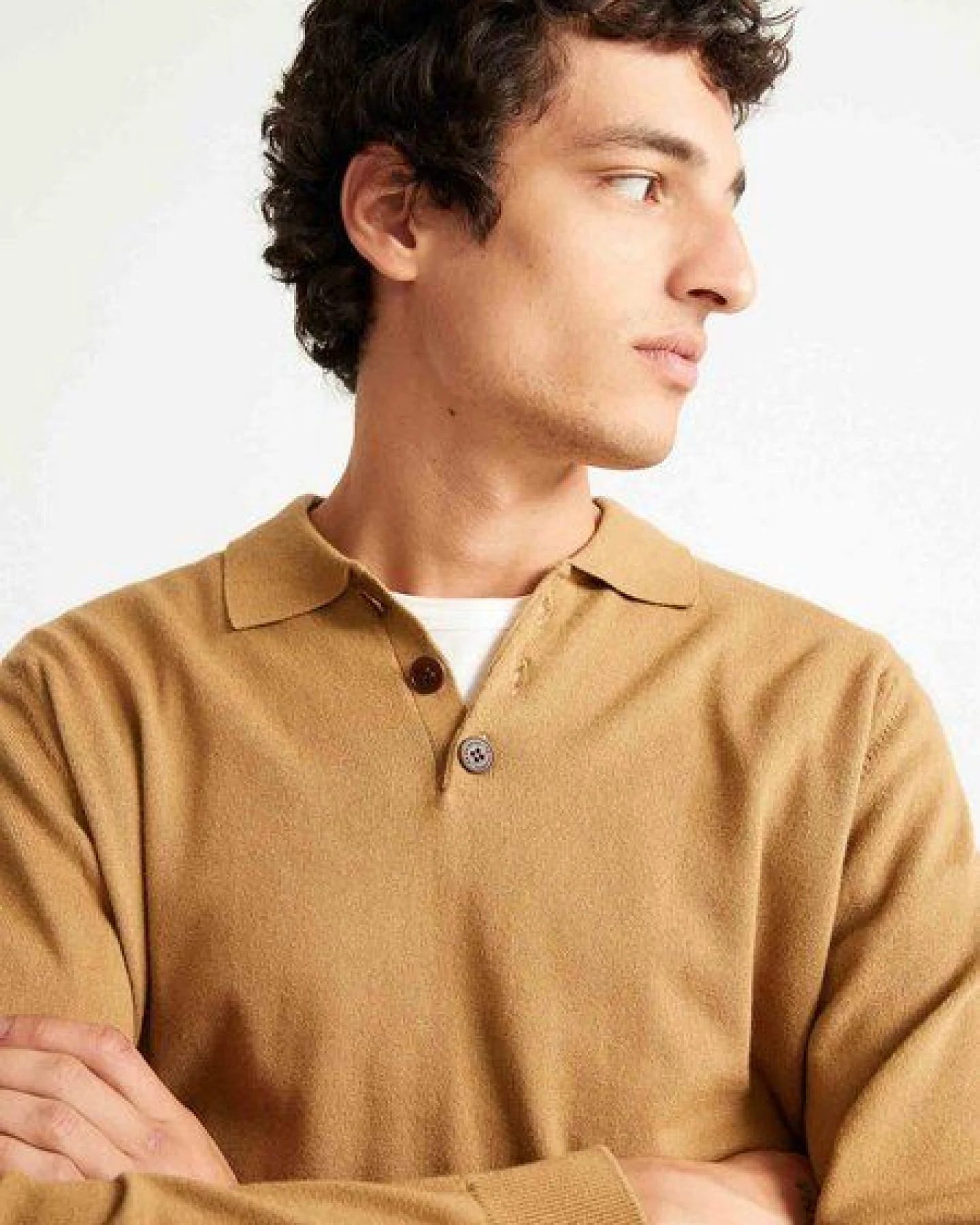 thinking mu Vincent Knitted Polo – Ansicht 3