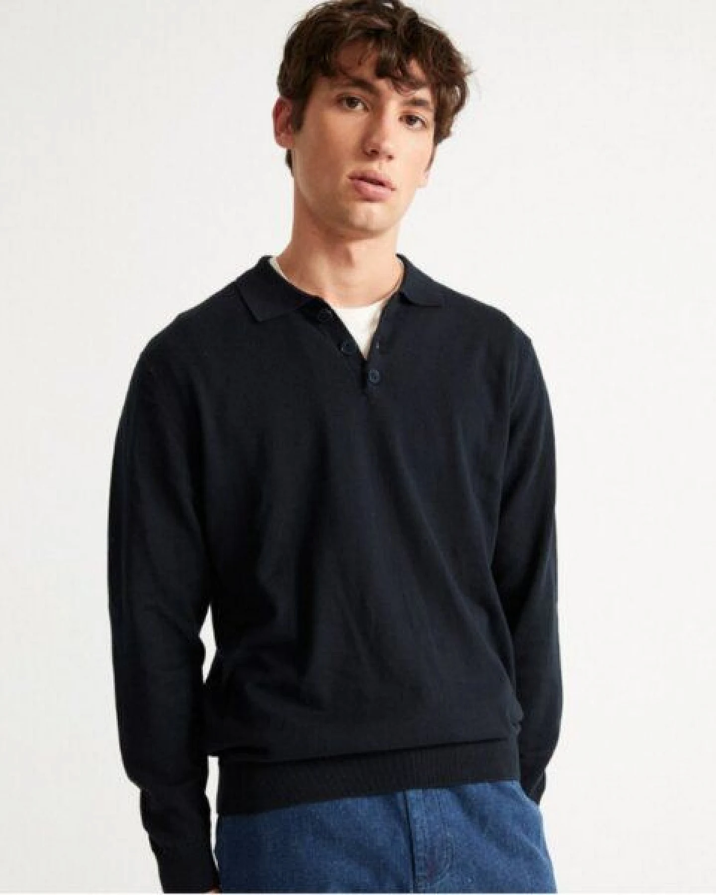 thinking mu Vincent Knitted Polo – Ansicht 3