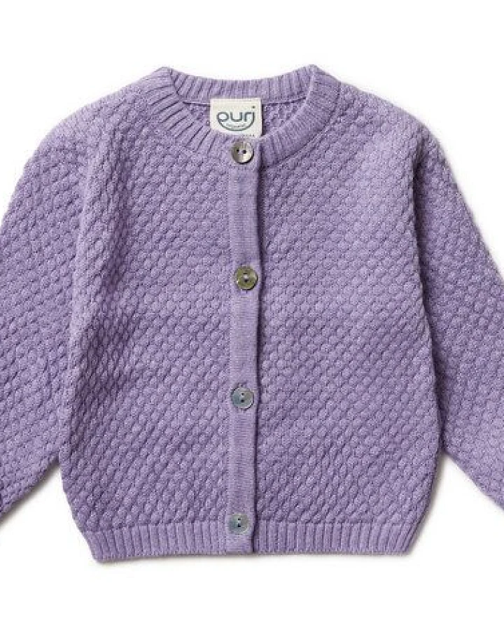 Puri Organic Baby Jacke Popcorn Bio Baumwolle Leinen