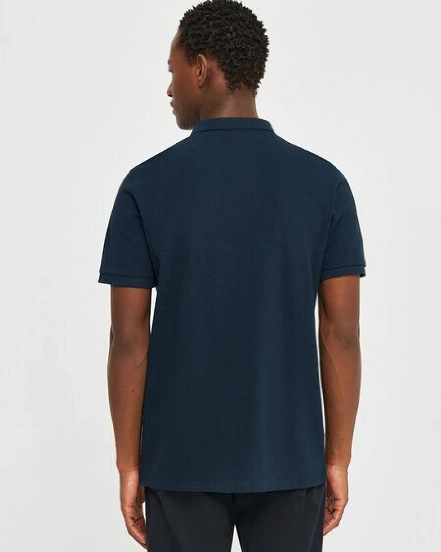 KnowledgeCotton Apparel Polo T-Shirt - Basic Badge - aus Bio-Baumwolle – Ansicht 2