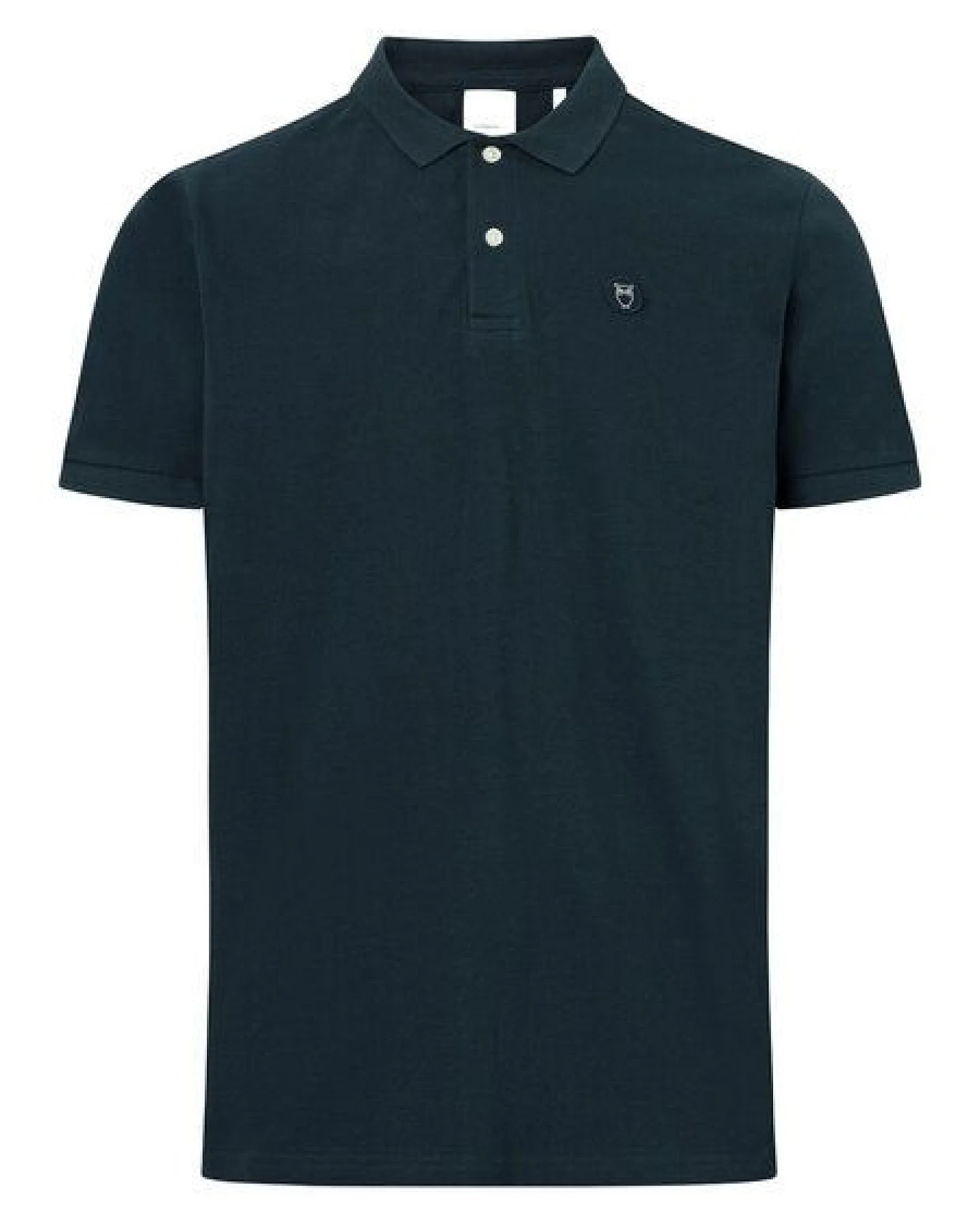 KnowledgeCotton Apparel Polo T-Shirt - Basic Badge - aus Bio-Baumwolle – Ansicht 4