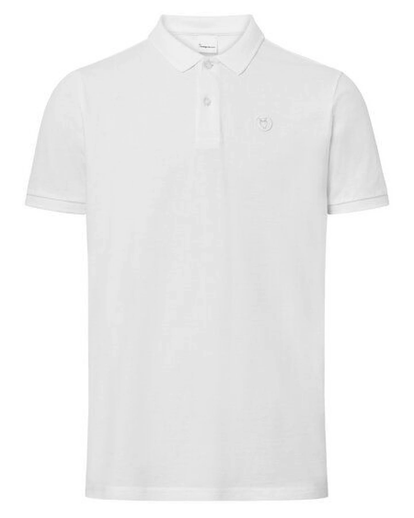 KnowledgeCotton Apparel Polo T-Shirt - Basic Badge - aus Bio-Baumwolle – Ansicht 4