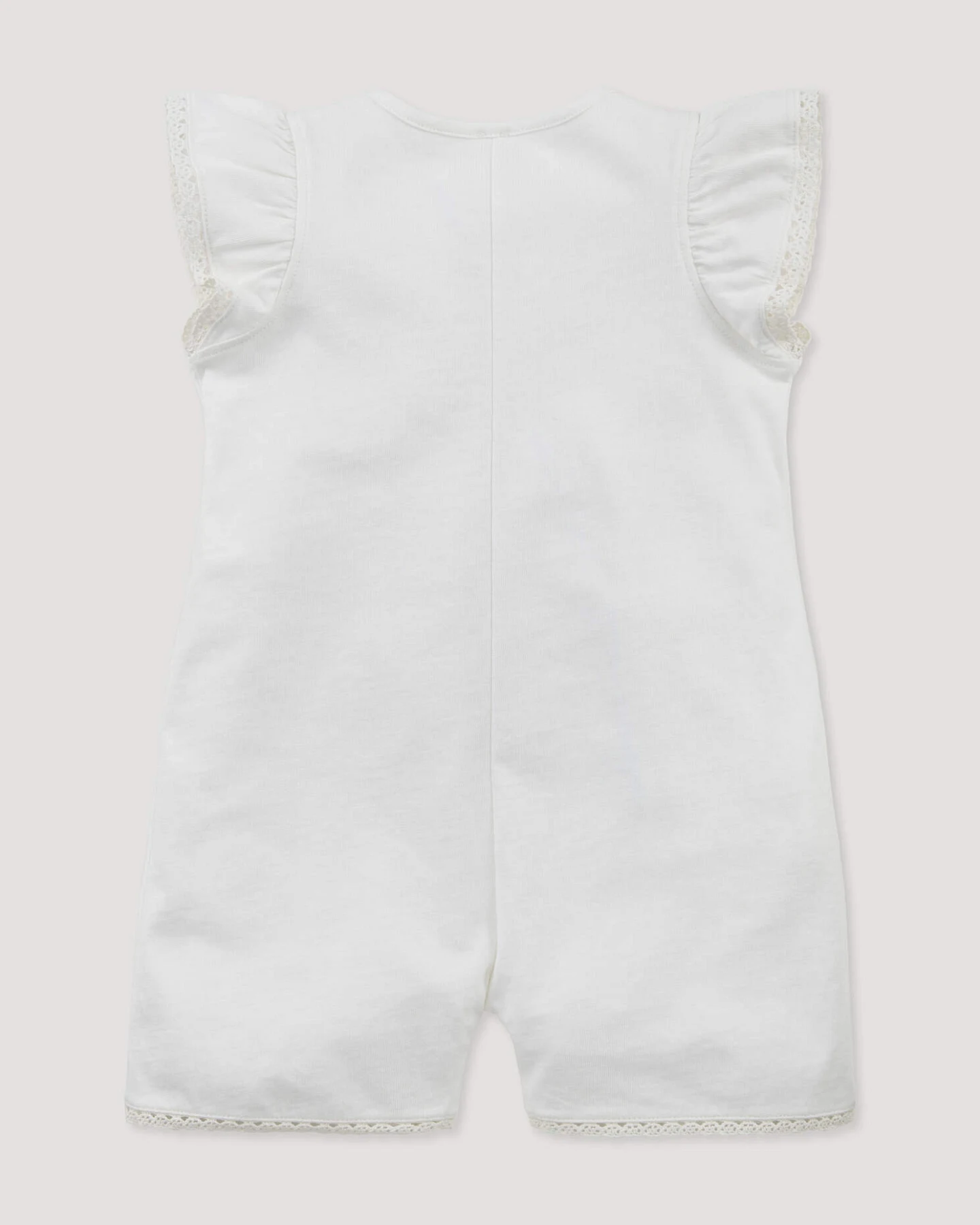 hessnatur Baby Strampler aus Bio-Baumwolle - weiß - Größe 74/80 – Ansicht 2