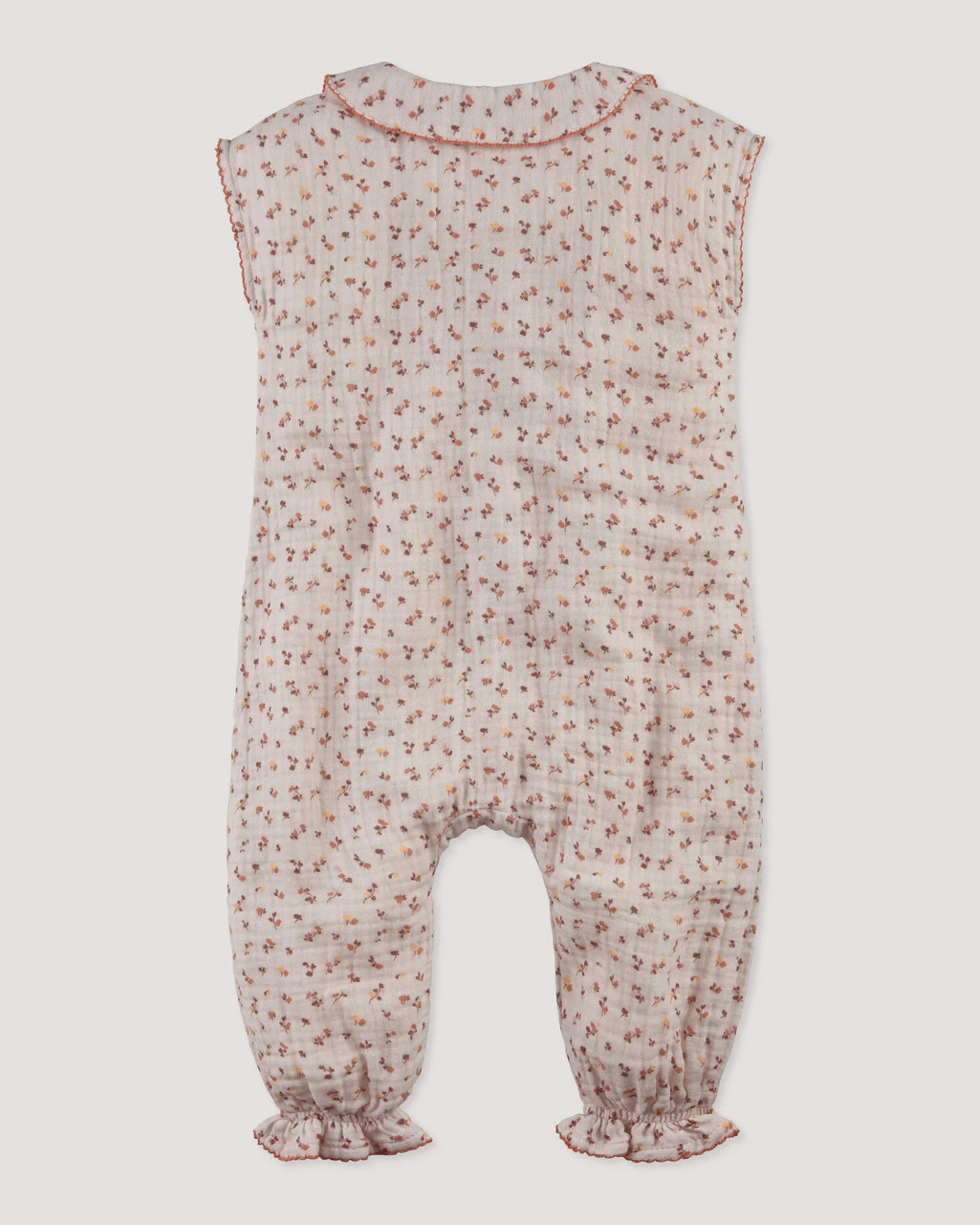 hessnatur Baby Musselin Strampler aus Bio-Baumwolle - orange - Größe 86/92 – Ansicht 2