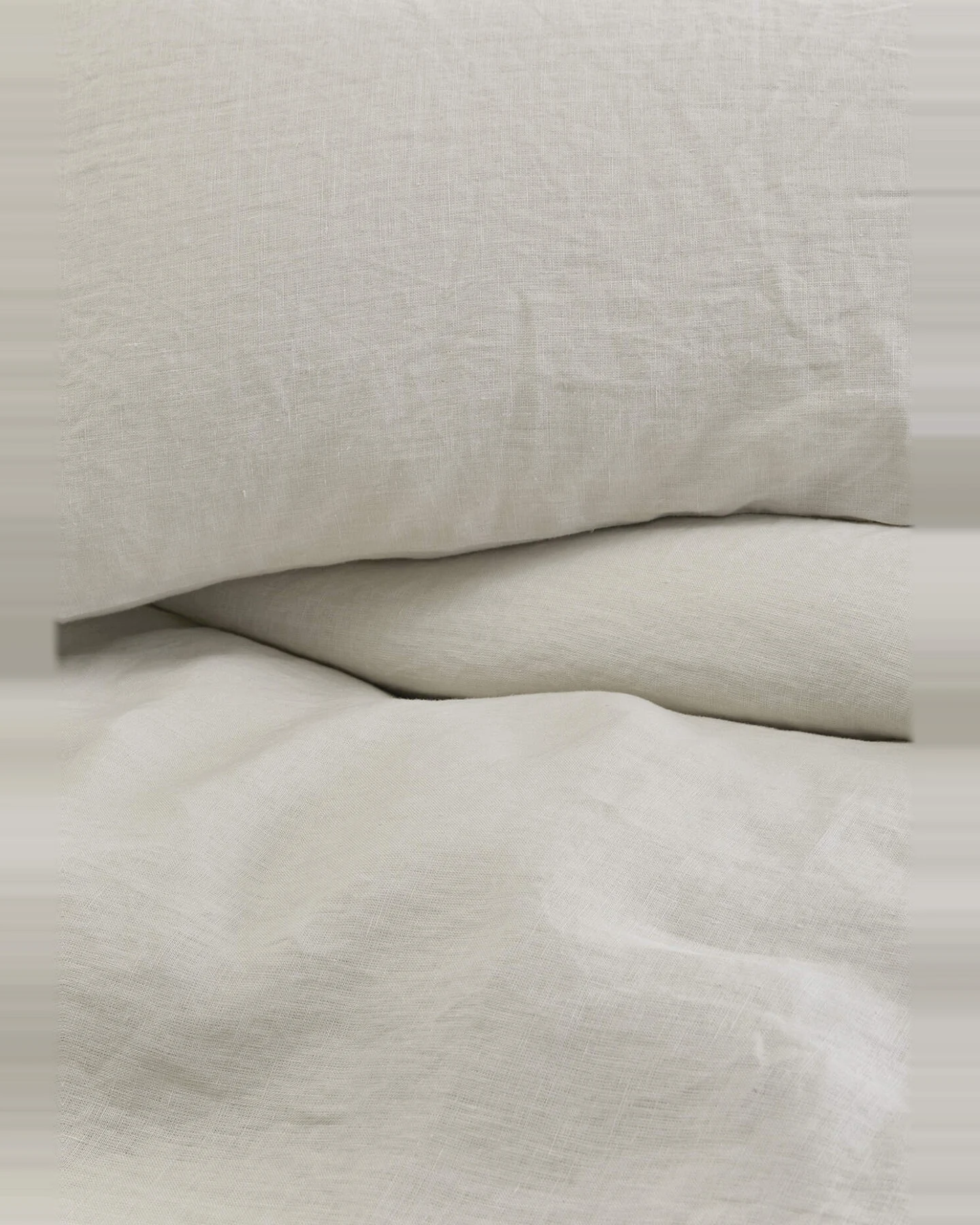hessnatur Leinen Bettwäsche Set aus Leinen - beige - Größe 155x220 / 40x80 cm – Ansicht 4