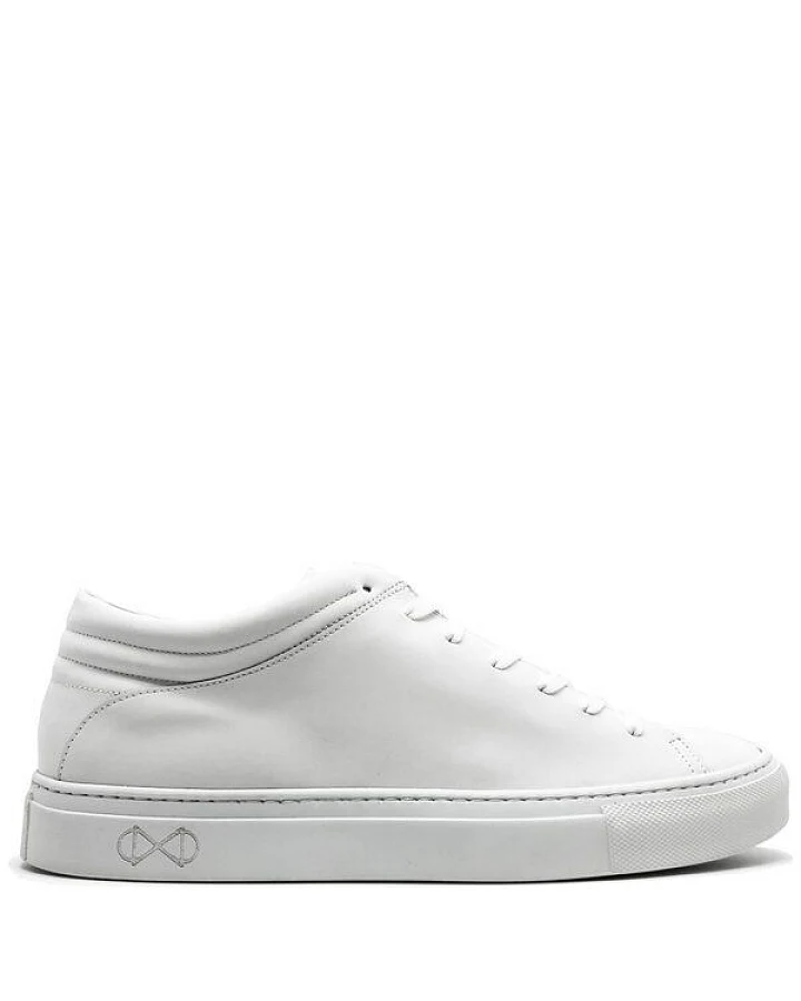 Veganer Sneaker aus Glas "nat-2 Sleek Low vegan white reflective" MEN