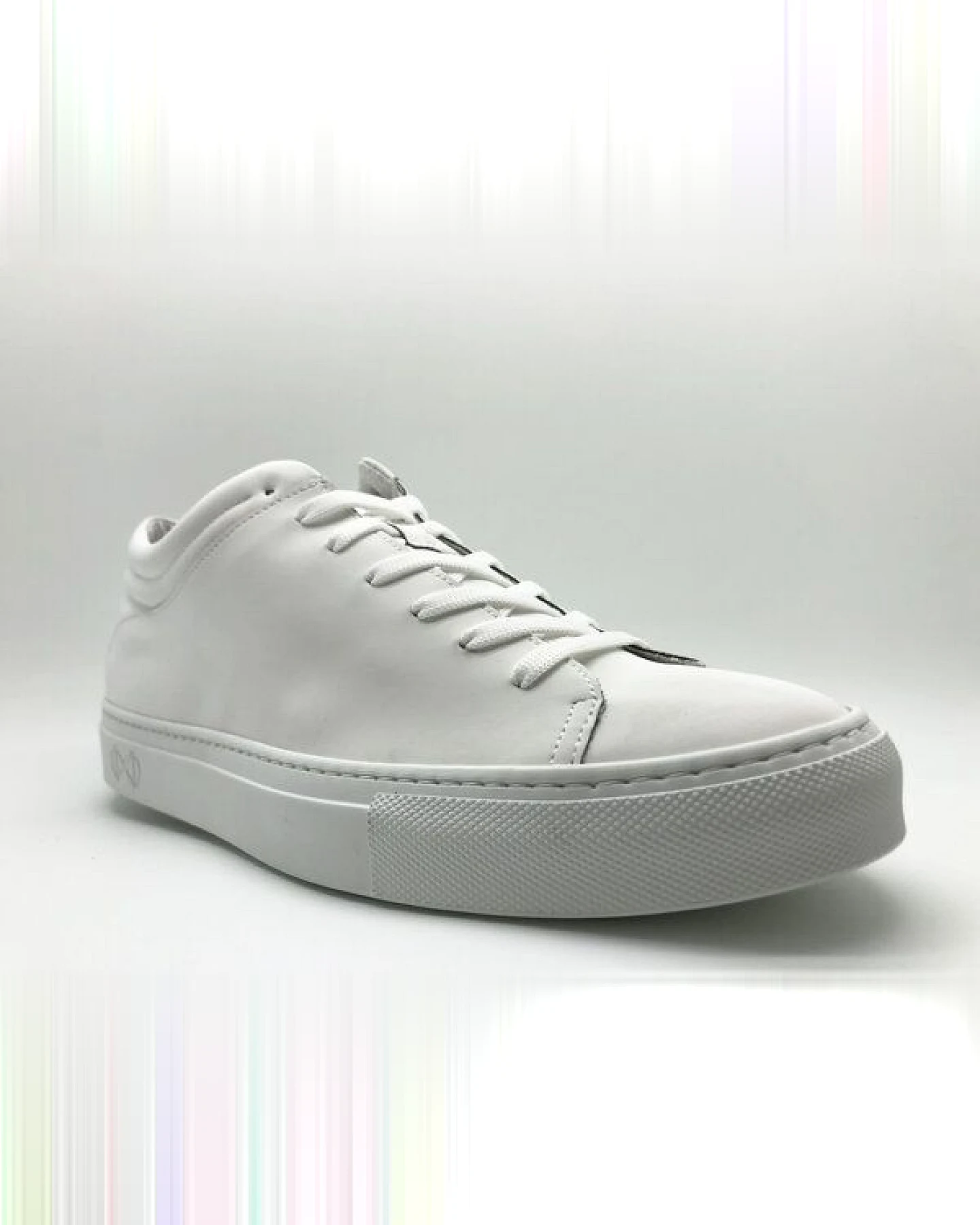 Veganer Sneaker aus Glas "nat-2 Sleek Low vegan white reflective" MEN – Ansicht 3