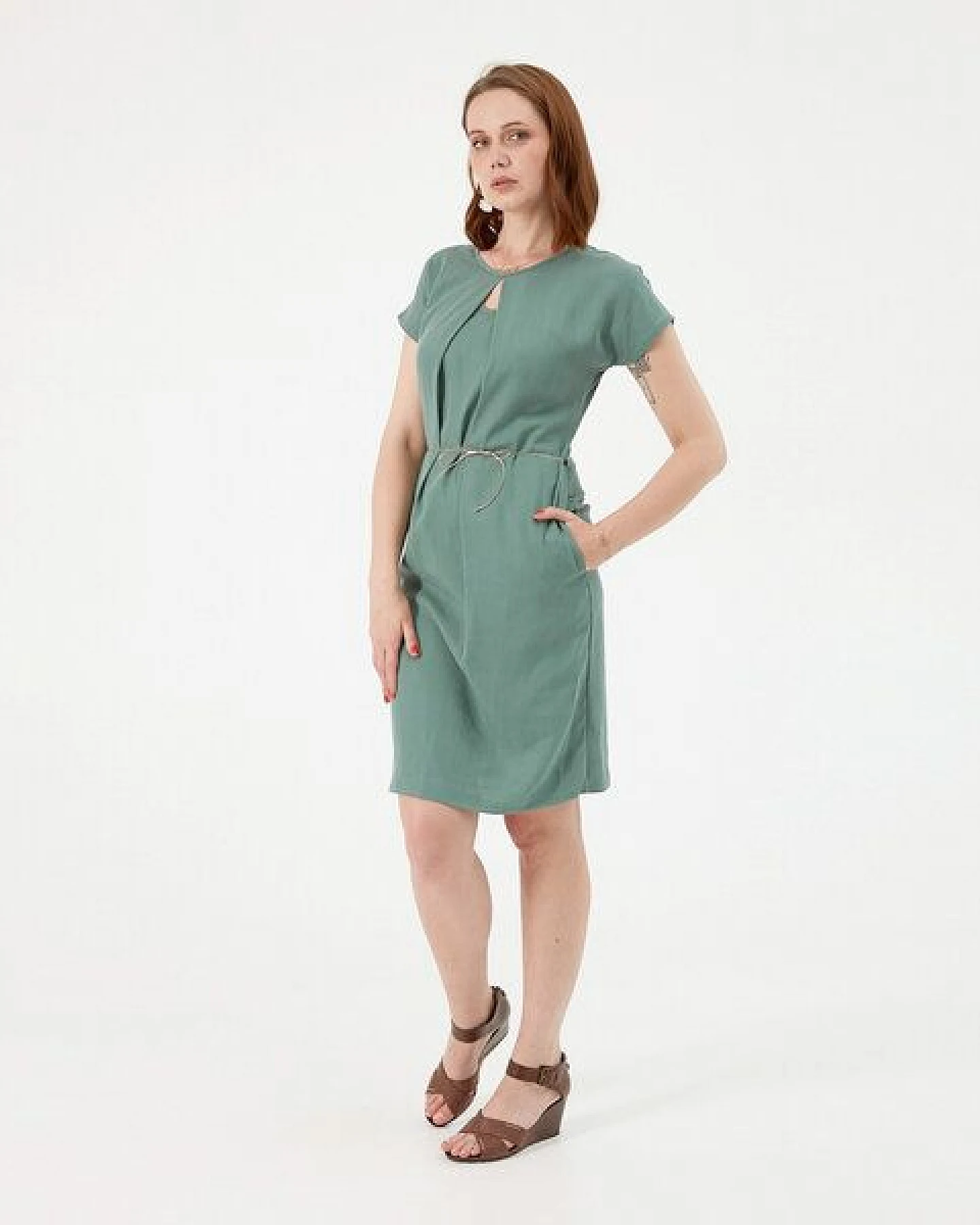 WiDDA berlin TENCEL Kleid Soul Explosion in zwei frischen Farben – Ansicht 2