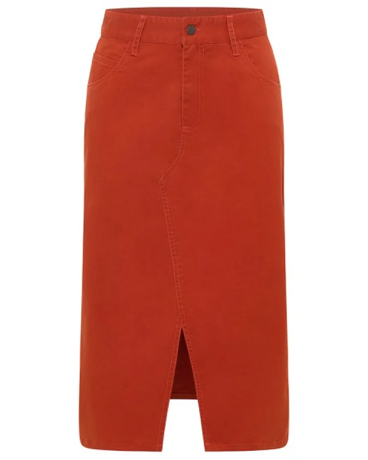 Tranquillo - Women's Langer Rock mit Schlitz - Rock Gr 46 rot