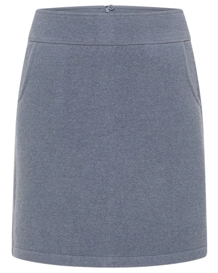 Tranquillo - Women's Walkrock aus Reiner Wolle - Rock Gr L grau