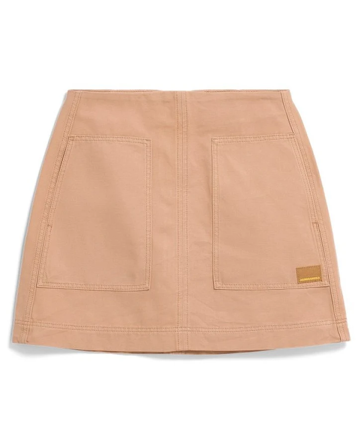 ARMEDANGELS - Women's Workwear Canvas Mini Skirt - Rock Gr XS beige