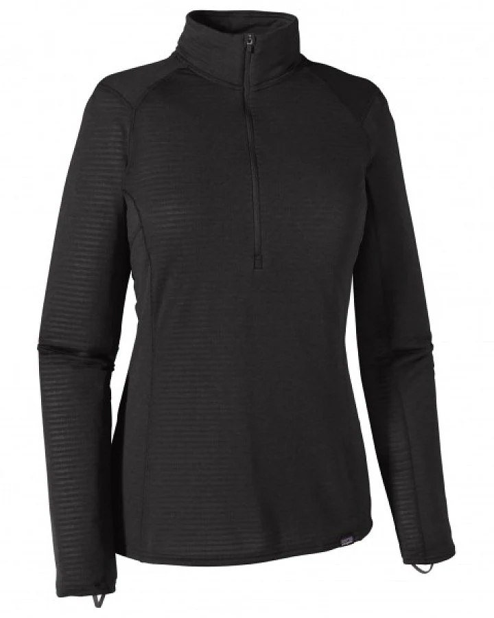 Patagonia - Women's Capilene Thermal Weight Zip Neck - Kunstfaserunterwäsche Gr XS schwarz