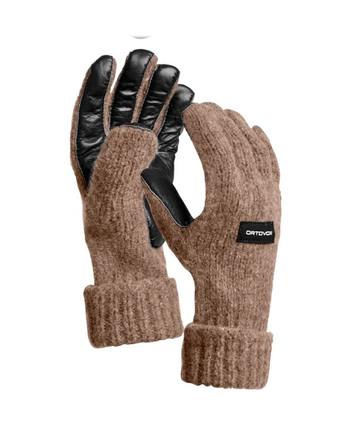 Ortovox - Classic Wool Glove Leather - Handschuhe Gr S braun
