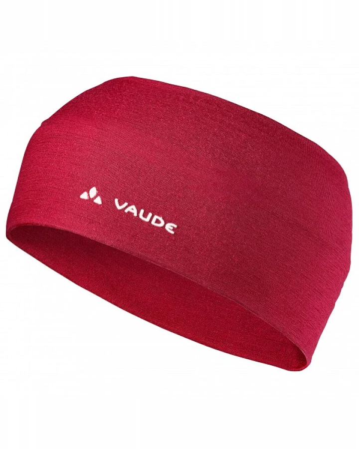 Vaude - Cassons Merino Headband - Stirnband Gr One Size rot