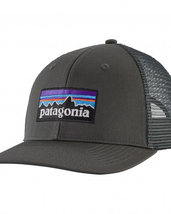 Patagonia - P-6 Logo Trucker Hat - Cap Gr One Size grau