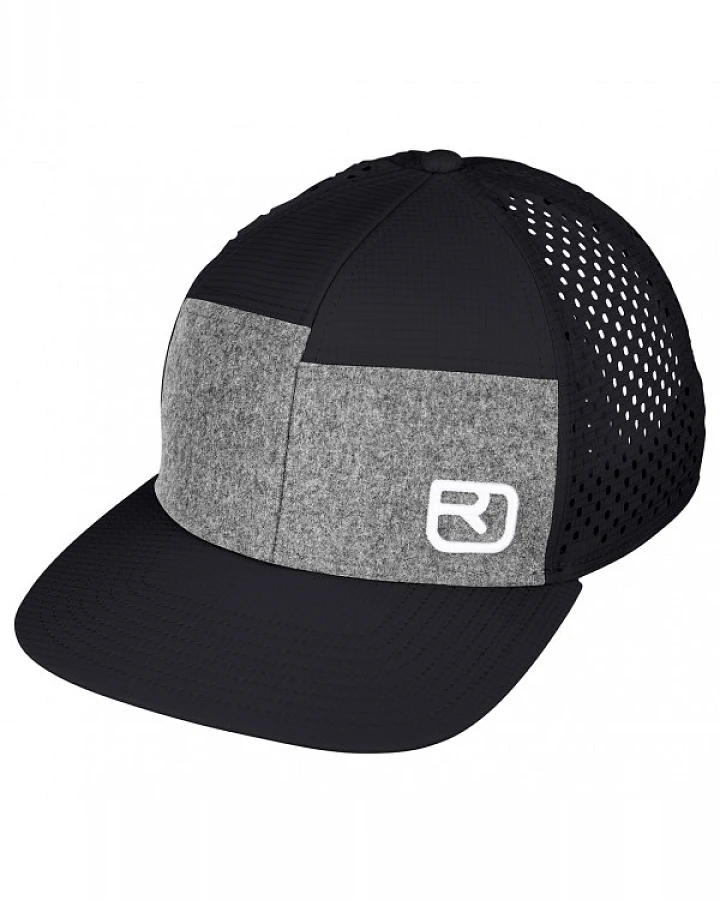 Ortovox - Logo Air Trucker Cap - Cap Gr 50-56 cm schwarz