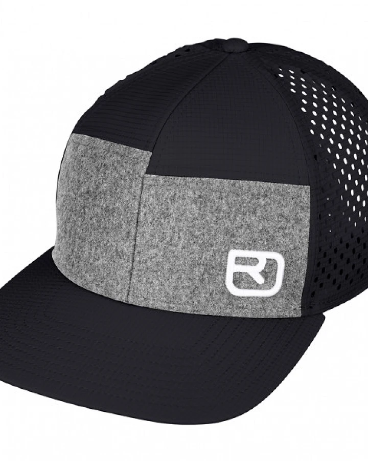 Ortovox - Logo Air Trucker Cap - Cap Gr 50-56 cm schwarz