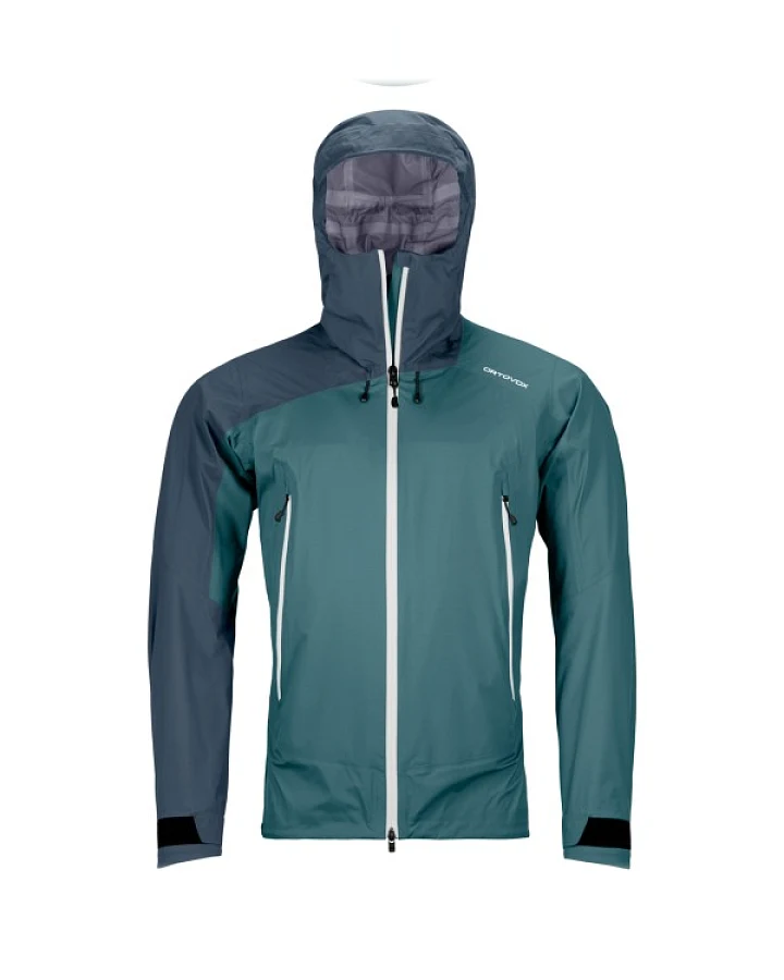 Ortovox - Westalpen 3L Light Jacket - Regenjacke Gr S türkis/blau
