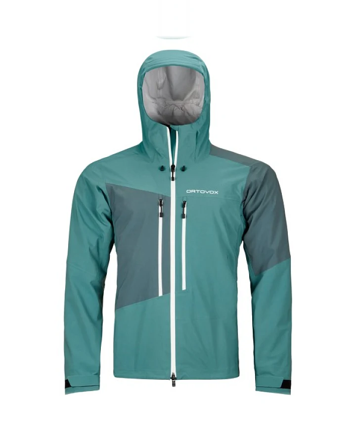 Ortovox - Westalpen 3L Jacket - Regenjacke Gr M türkis