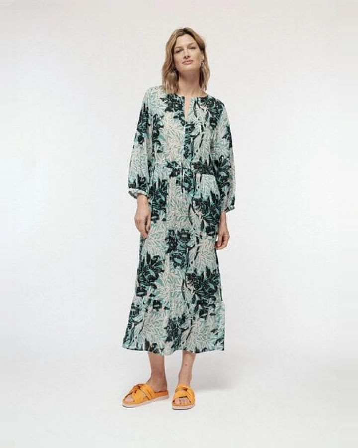 LANIUS Midikleid Print Vintage Flower