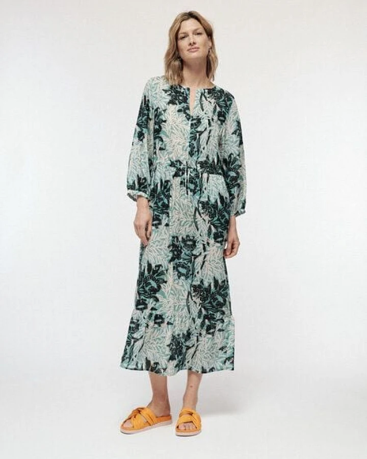LANIUS Midikleid Print Vintage Flower