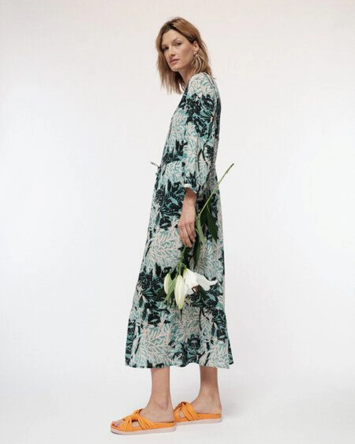 LANIUS Midikleid Print Vintage Flower – Ansicht 3