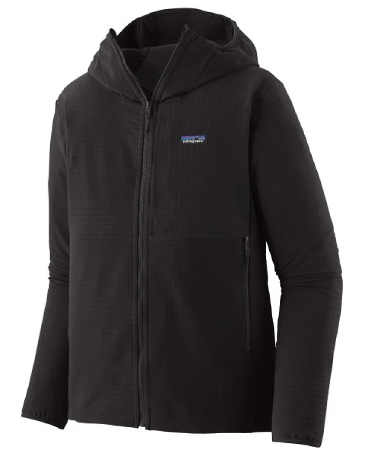 Patagonia - R1 Techface Hoody - Softshelljacke Gr XS schwarz