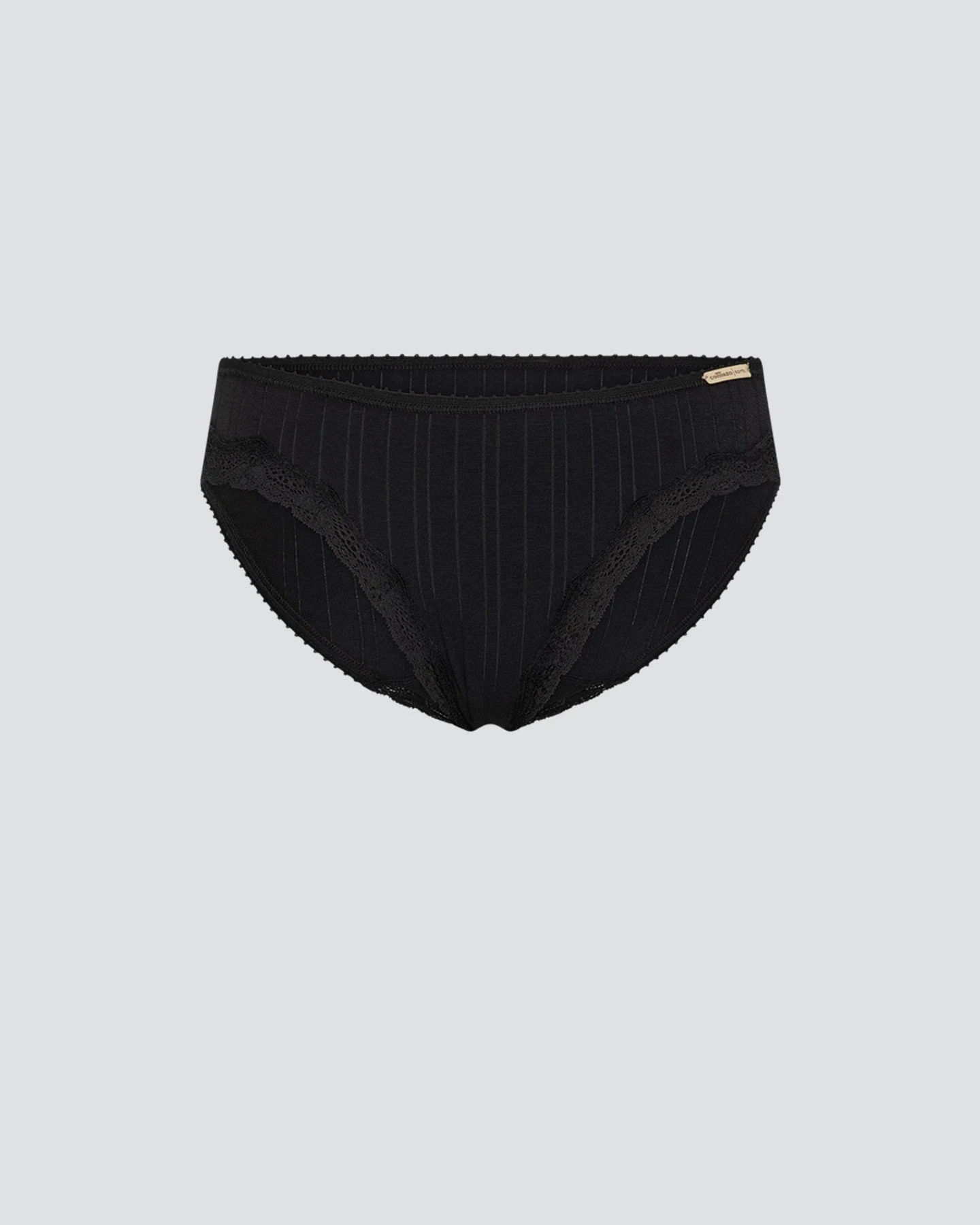 Jazzpants Rib Lace Schwarz – Ansicht 3