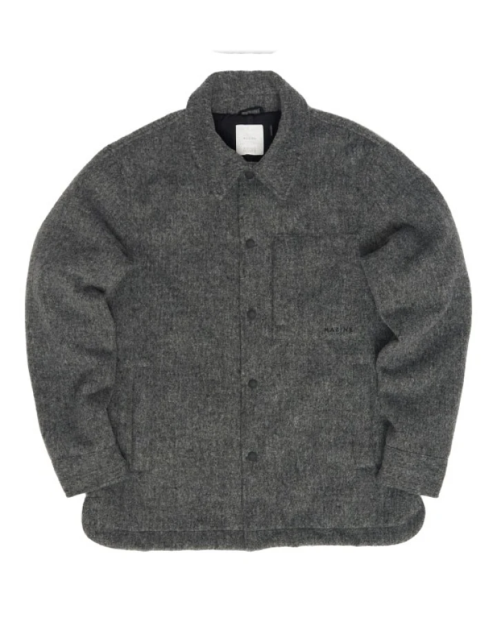 Mazine - Vegan Wool Jacket - Freizeitjacke Gr S grau