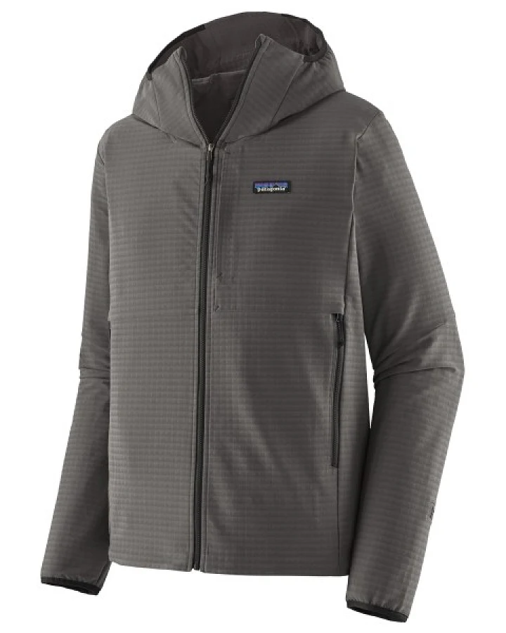 Patagonia - R1 Techface Hoody - Softshelljacke Gr S grau