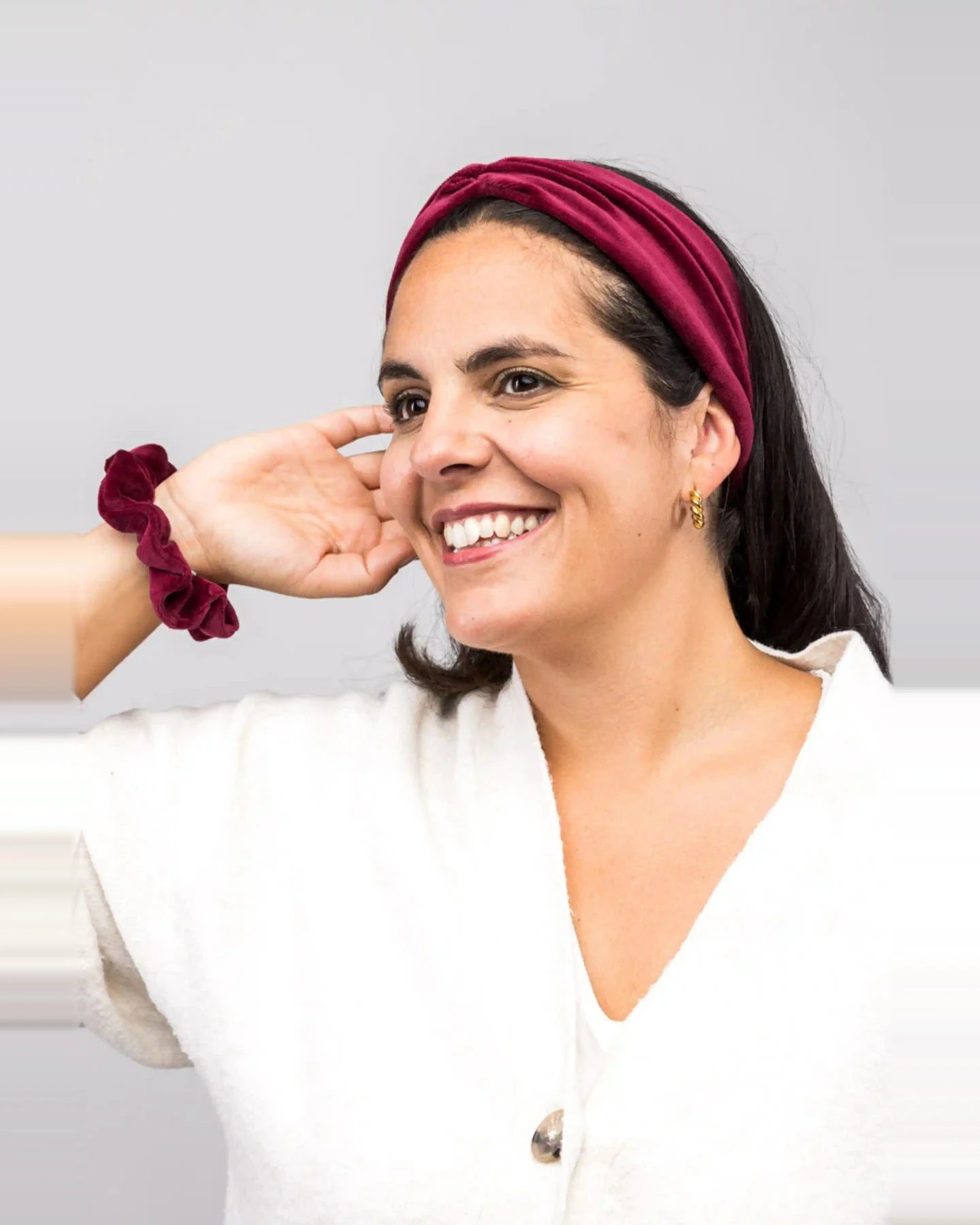 Haarband Bow Bio Samt – Ansicht 4
