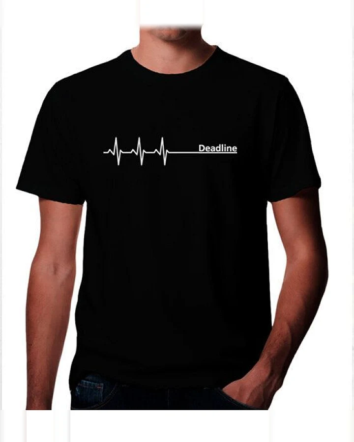 Picopoc Deadline T-Shirt in schwarz